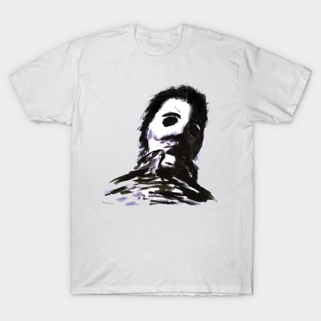 Michael Myers paint and brush T-Shirt by DougSQ